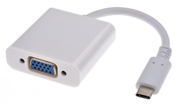 Adaptador de red RS PRO, Conector A Tipo USB 3.1 C macho, Conector B Hembra VGA