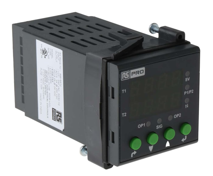 RS PRO Panel Mount Timer Relay, 110 → 240V ac, 2-Contact, 01.s → 999days, DPDT