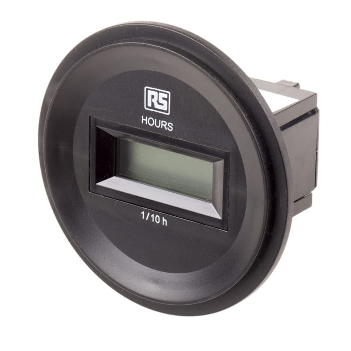 RS PRO Hour Meter, 6 Digit LCD, 50Hz, 85 → 265 V ac