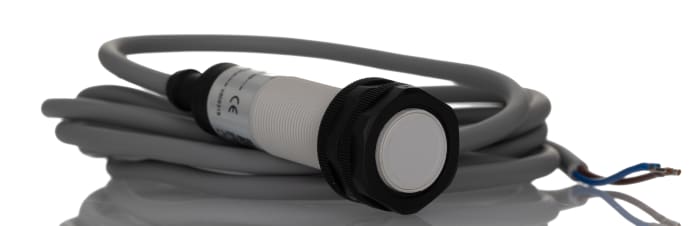 RS PRO Capacitive Threaded Barrel Proximity Sensor, M18, 5 mm Detection, 2-Wire NO, 20 → 250 V ac