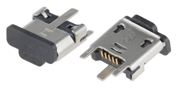 Molex Straight, SMT, Socket Type B USB Connector
