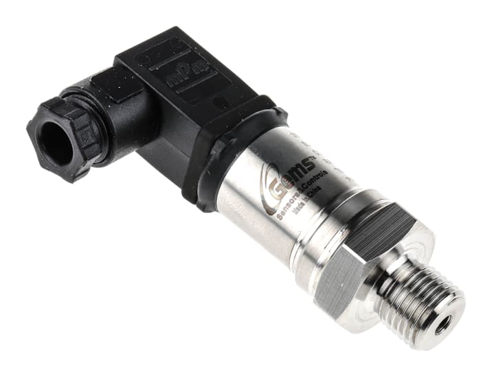 Gems Sensors Pressure Sensor, 4bar Max, Current Output, Absolute Reading
