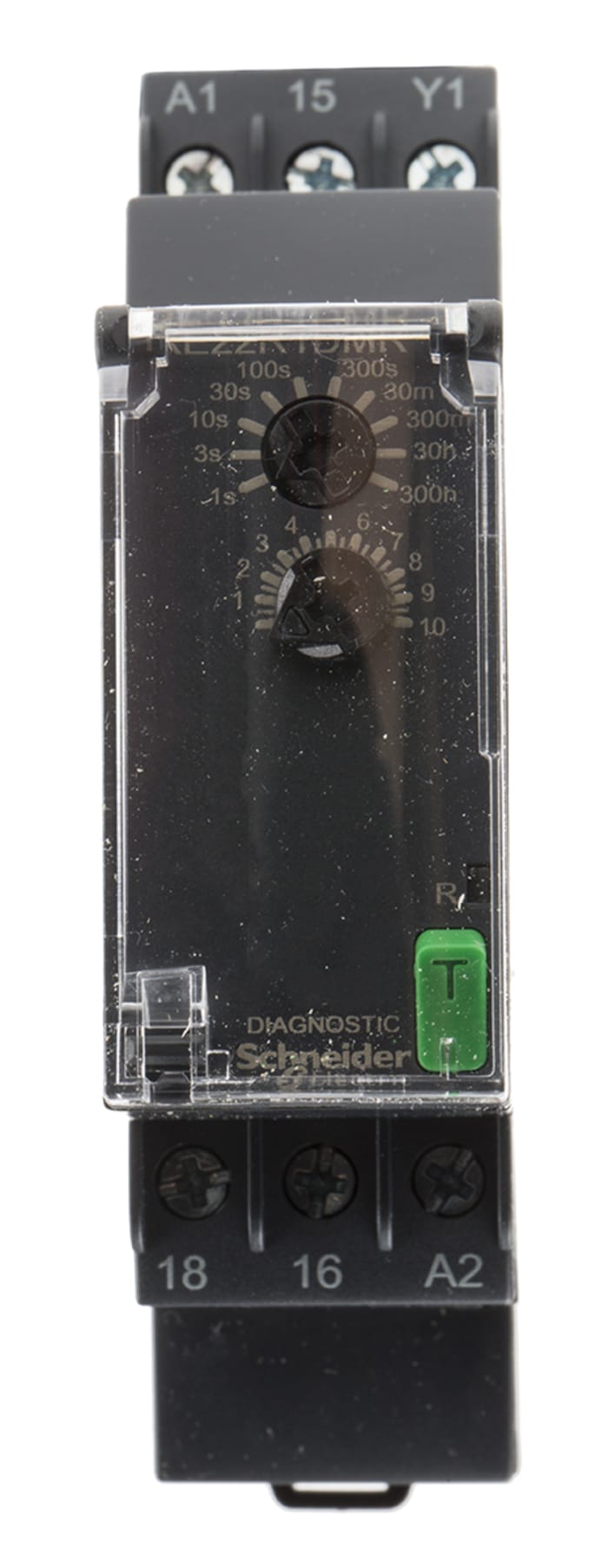 Schneider Electric Harmony Time Series DIN Rail Mount Timer Relay, 24 → 240V ac/dc, 1-Contact, 0.05 → 1s,