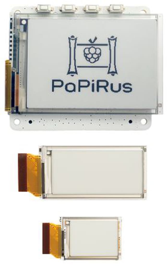 RS Pro PaPiRus Multi Screen Grafik Yansıtıcı E-Mürekkepli Ekran (E-Ink), 128 x 96, 200 x 96, 264 x 176 piksel