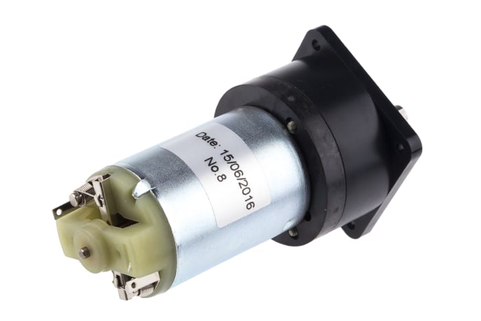 RS PRO Brushed Geared DC Geared Motor, 12 V dc, 70 mNm, 260 rpm, 6mm Shaft Diameter