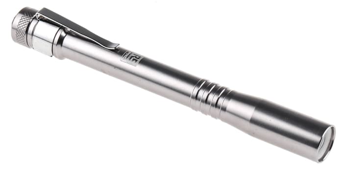 Lampe torche LED RS PRO LED non rechargeable, Gris, 9 lm