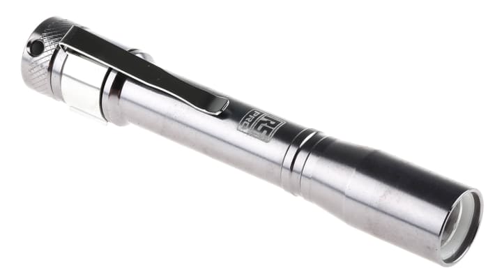Lampe torche RS PRO LED non rechargeable, Noir, 12 lm