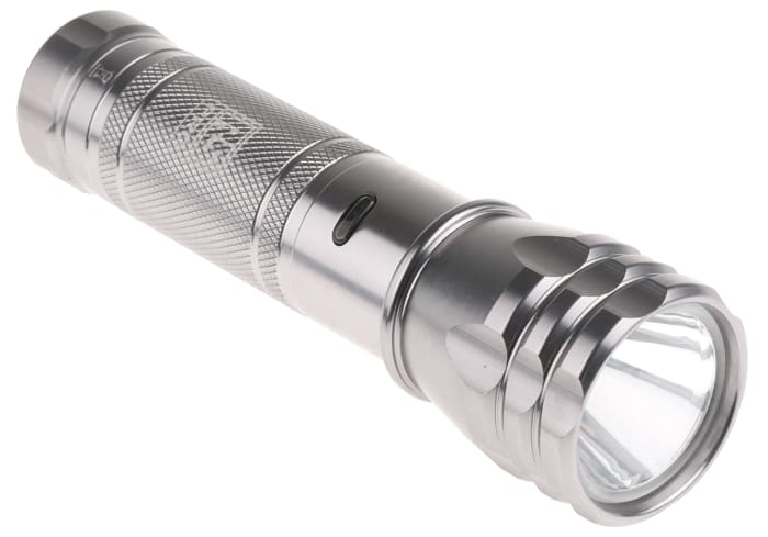 RS PRO LED Torch Black 400 lm, 144 mm