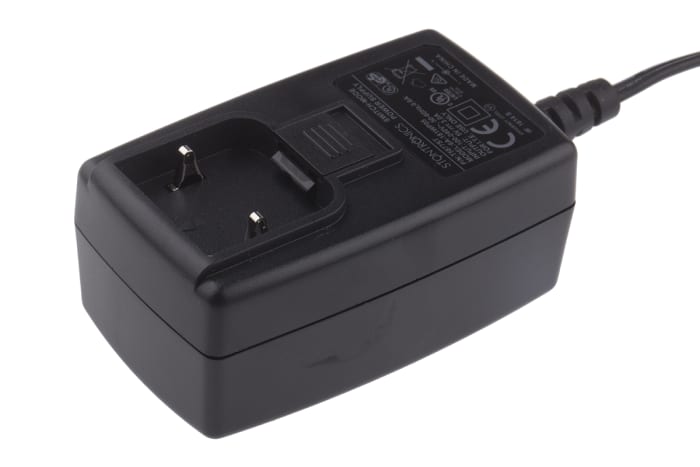 RS PRO 18W Plug-In AC/DC Adapter 5V dc Output, 3A Output