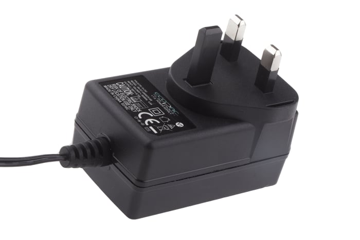 RS PRO 18W Plug In Power Supply 24V dc Output, 0 → 830mA Output