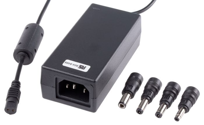 RS PRO 36W Plug-In AC/DC Adapter 12V dc Output, 3A Output