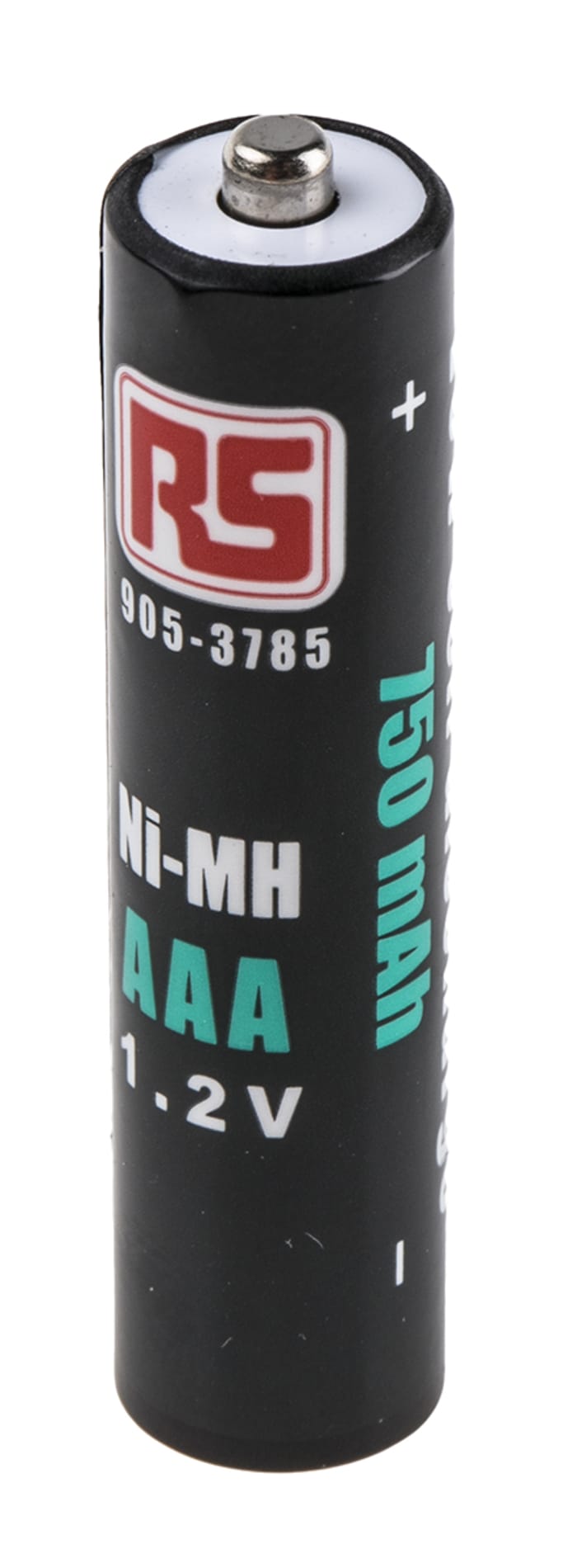 RS PRO NiMH Rechargeable AAA Battery, 750mAh, 1.2V