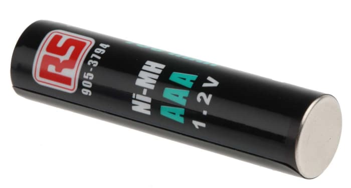RS PRO | RS PRO NiMH Rechargeable AAA Battery, 750mAh, 1.2V | 905-3794 | RS