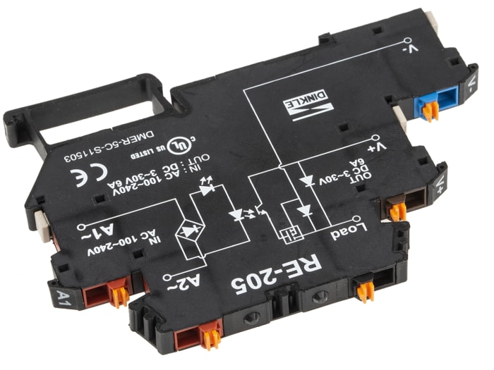 Module à relais statique RS PRO, Rail DIN, 240 V c.a.