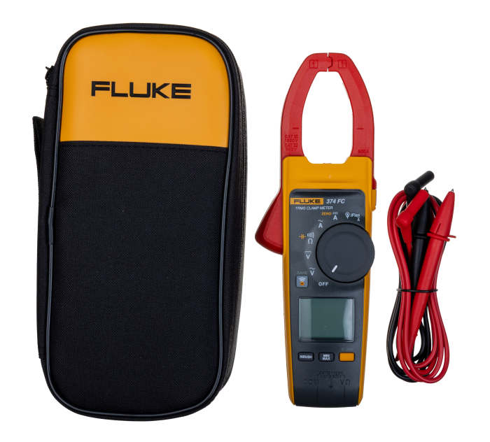 Fluke 374 FC Clamp Meter Bluetooth, 600A dc, Max Current 600A ac CAT III 1000V