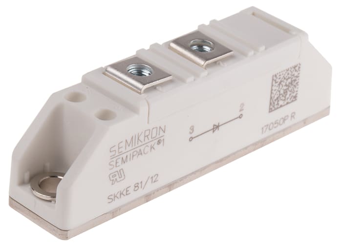 Semikron Danfoss 1200V 57A, Rectifier Diode, 2-Pin SEMIPACK1 SKKE 81/12