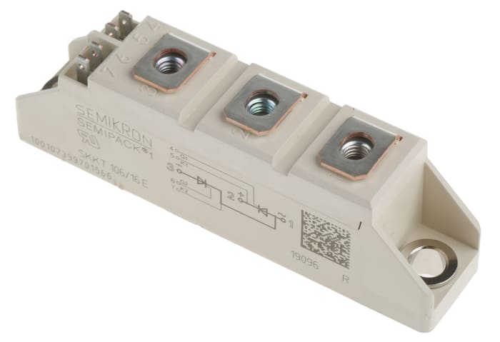 Semikron SKKT 106/16 E, Dual Thyristor Module 1600V, 106A - Foto 9