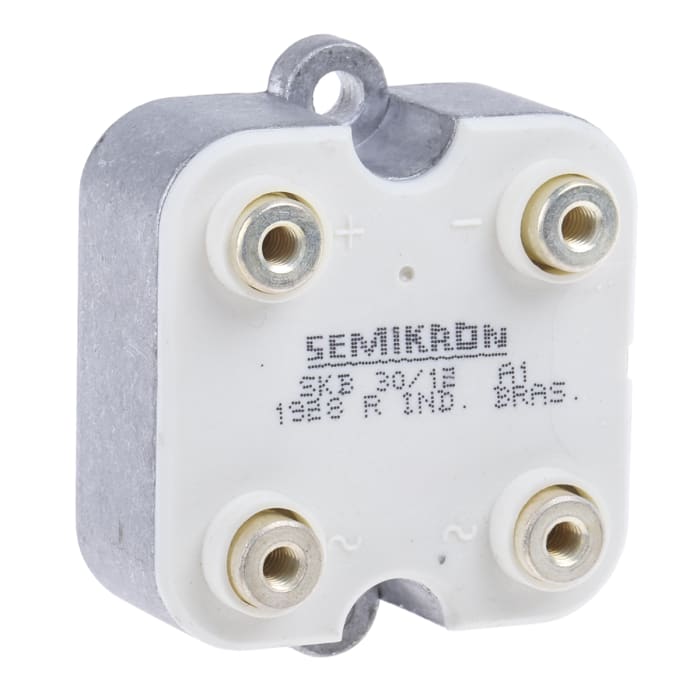 Semikron Danfoss Bridge Rectifier Module, 30A, 1200V, 4-Pin