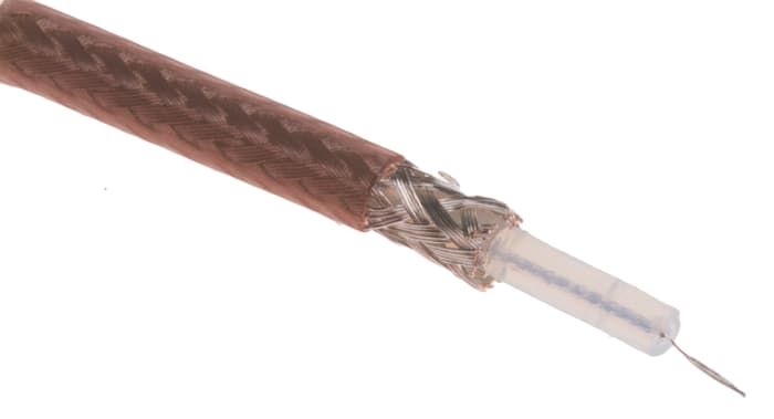 RS PRO, 25m, RG316 Coaxial, Unterminated50 Ω