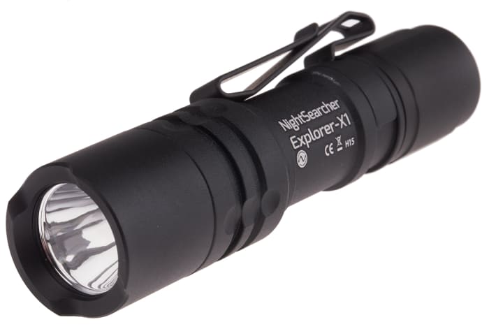 Linterna LED de bolsillo Nightsearcher Explorer-X1, 120 lm, 100 m de alcance