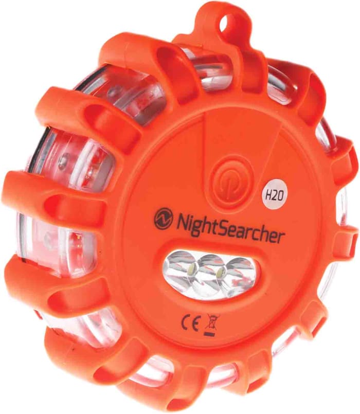 Nightsearcher Red Multiple Effect Beacon, Magnetic Mount, LED Bulb, IP65
