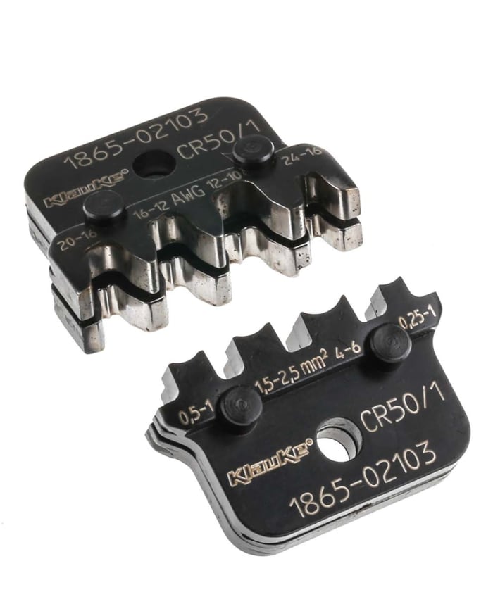 Open barrel terminals top
