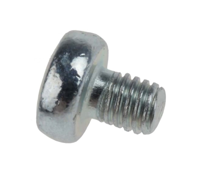 Strojní šrouby, Čirá pasivace se zinkováním, Ocel hlavice Kónická, velikost závitu: M3 4.0mm 0.50mm