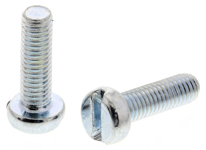  Vis à tête Cylindrique  fendue, Acier, M3.5, 12.0mm