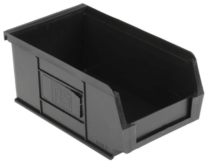 Storage sales bins black
