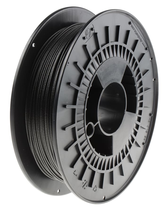 Filament pour imprimante 3D RS PRO, CARBON-P, Ø 1.75mm, Noir, 300g, FDM