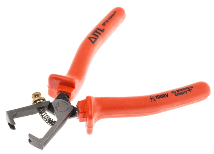 ITL Insulated Tools Ltd Wire Stripper, 0.1mm Min, 5mm Max, 160 mm Overall