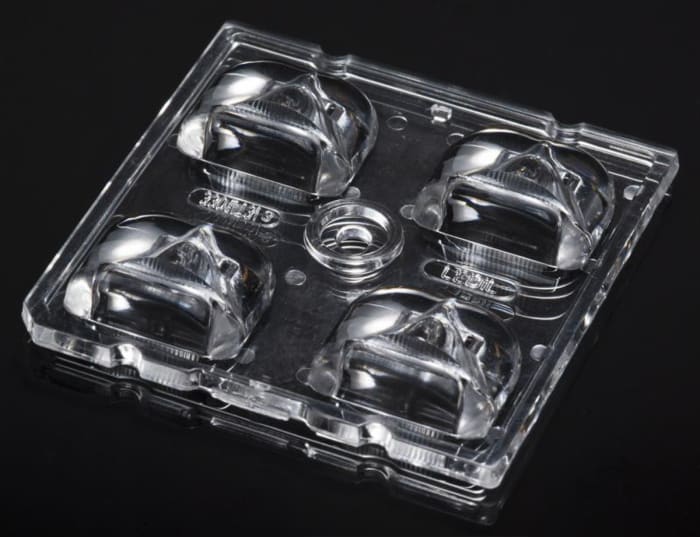 Ledil C13301_STRADA-2X2-T3, Strada-Module Series 4-Way LED Lens, Square Beam