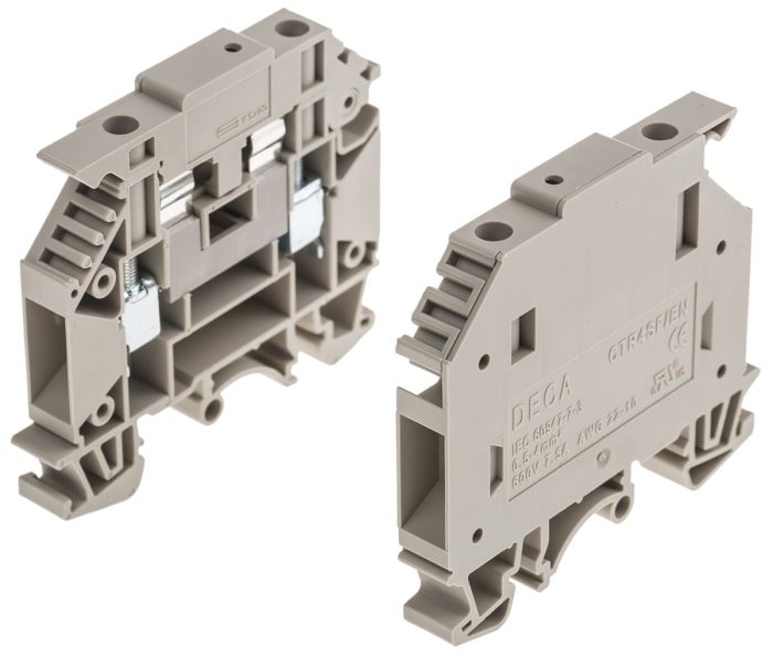 RS PRO Beige, 4mm², Screw Termination