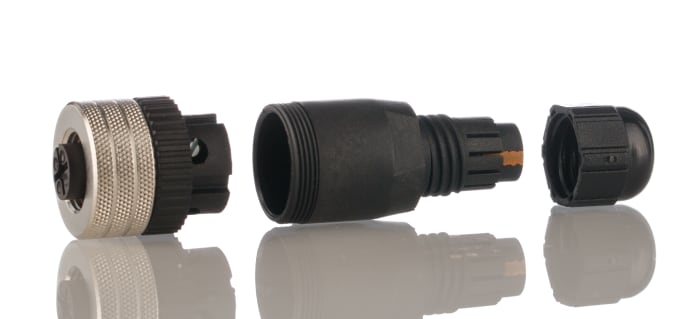 Brad from Molex Circular Connector, 4 Contacts, Cable Mount, M12 Connector, Socket, Female, IP67, Micro-Change Series