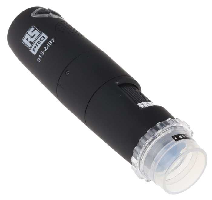 Microscope numérique RS PRO, grossissement de 5 → 200X, 1 280 x 1 024 pixels