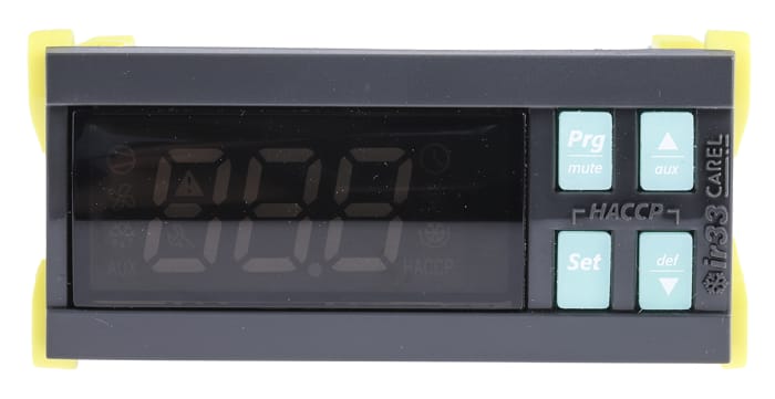 Carel IR33 Panel Mount PID Temperature Controller, 76.2 x 34.2mm 4 Input, 4 Output Relay, 115 → 230 V ac Supply
