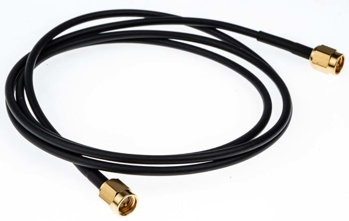 Telegartner Male SMA to Male SMA, 1m, RG174 Coaxial, Terminated50 Ω