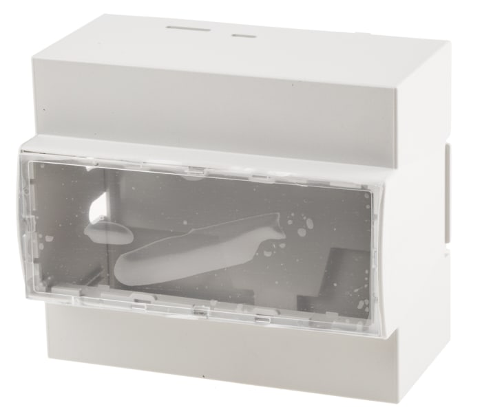 Boîtier Raspberry Pi 2B, B+, Italtronic Modulbox DIN Rail en ABS, polycarbonate Gris