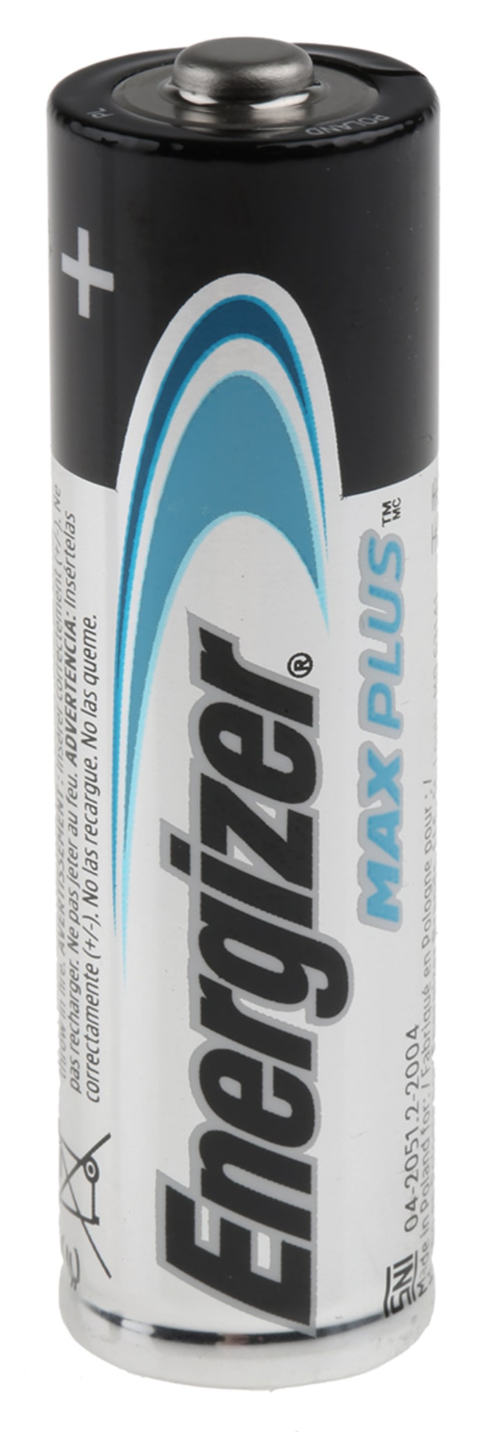 Energizer Energizer MAX PLUS Alkaline, Zinc Manganese Dioxide AA Batteries 1.5V