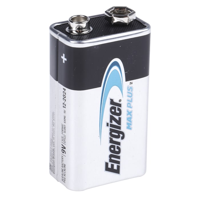 Energizer MAX Alkaline PP3 9V Battery Single Pack