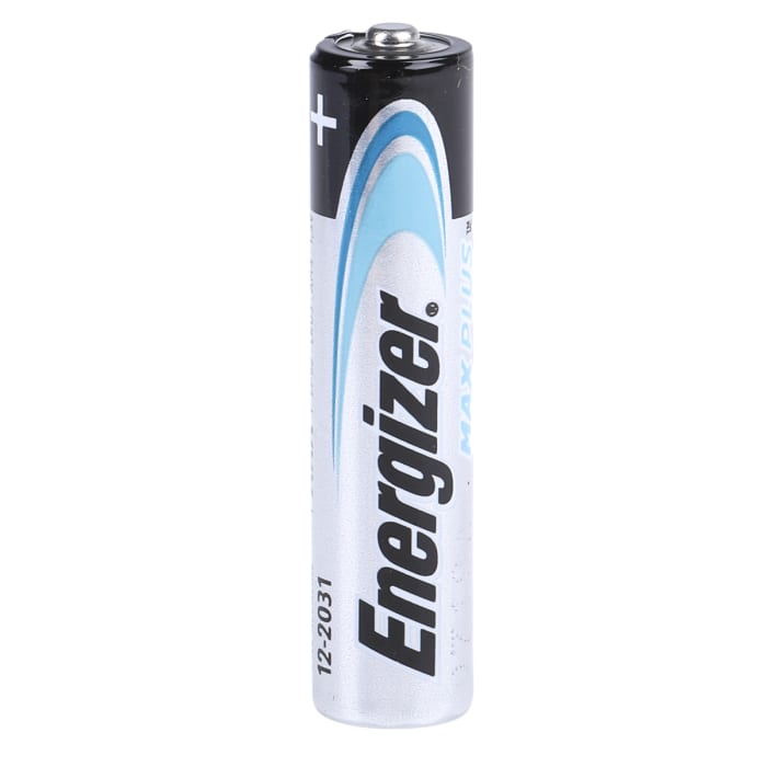 Energizer MAX PLUS Alkaline, Zinc Manganese Dioxide AAA Battery 1.5V