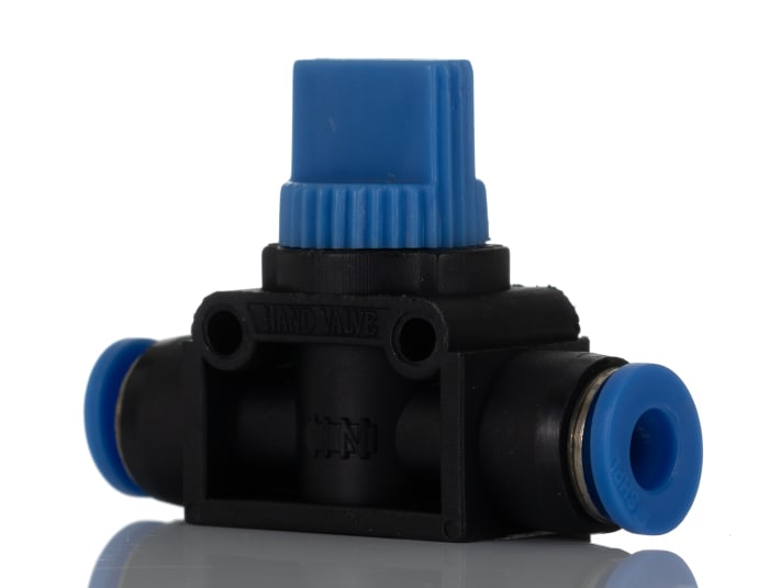 RS PRO Rotary Knob Pneumatic Relay Pneumatic Manual Control Valve HVFF Series, 8mm, III B