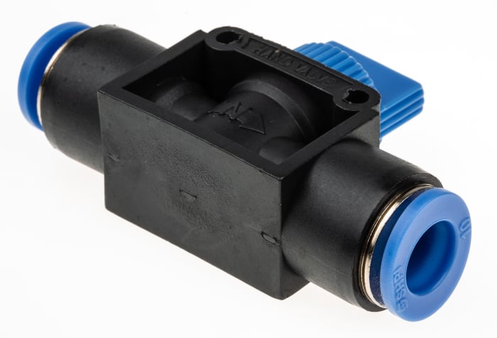 RS PRO Rotary Knob Pneumatic Relay Pneumatic Manual Control Valve HVFF Series, 10mm, III B