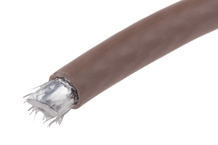 Câble coaxial SDI RS PRO, RG6, 100m, Marron