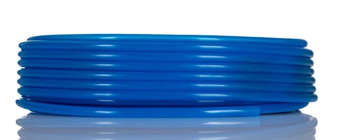 RS PRO Compressed Air Pipe Blue Polyurethane 6mm x 30m CPU Series
