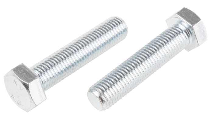 Šroub s šestihrannou hlavou, Leskle pozinkovaný, Ocel Šestihranná, M20, délka: 90.0mm 2.50mm
