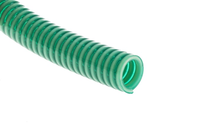 RS PRO Гибкий трубопровод, ПВХ, 5м, Зеленый
