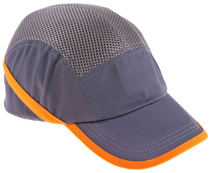 Portwest Grey Standard Peak Bump Cap, ABS Protective Material