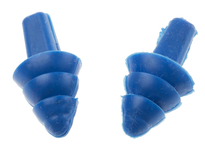 RS PRO Blue Reusable Unattached Ear Plugs, 21dB Rated