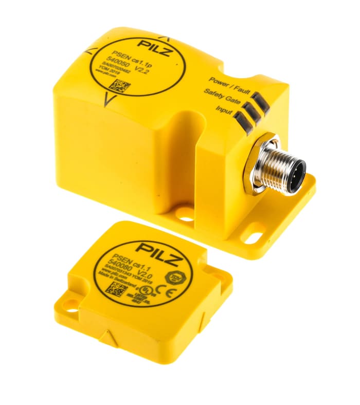 Pilz Transponder Non-Contact Safety Switch, 24V dc, Plastic Housing, M12